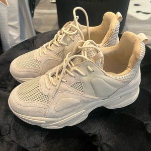 Tan Steve Madden sneakers